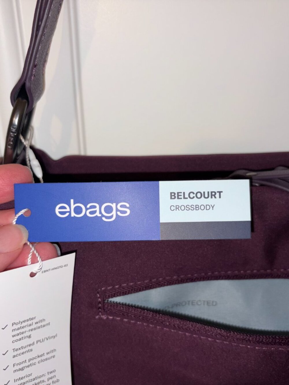 EBags Belcourt Crossbody in Plum
